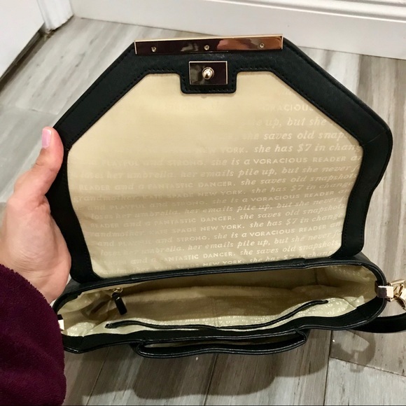 Kate Spade Black Purse with Soft Pepple Leather - Picture 6 of 8